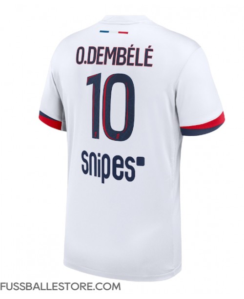 Günstige Paris Saint-Germain Ousmane Dembele #10 Auswärtstrikot 2025-26 Kurzarm Günstige Paris Saint-Germain Ousmane Dembele #10 Auswärtstrikot 2025-26 Kurzarm